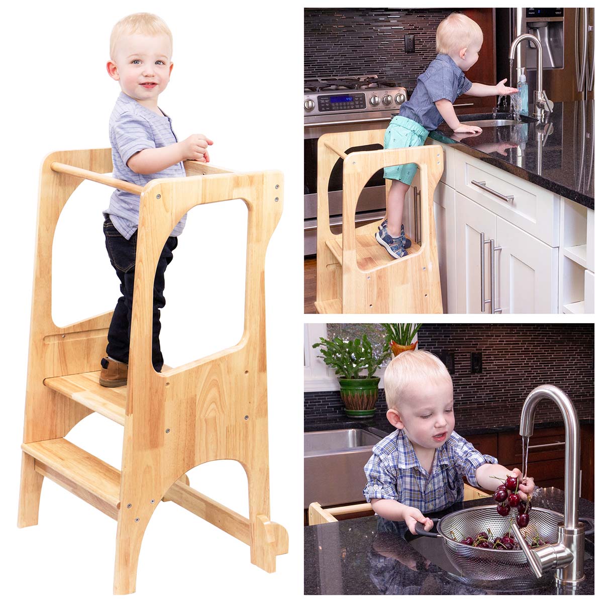 Learning toddler tower kids kitchen stool